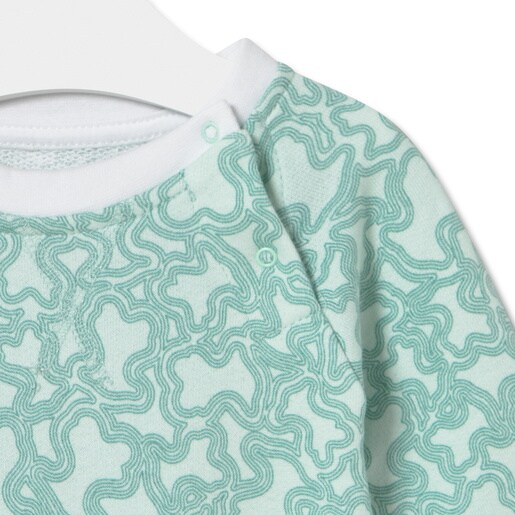 Baby playsuit in KaosP mist