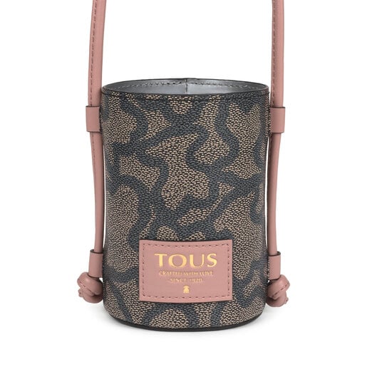 Pack de Botella Thermo Tous Crafted + funda Kaos multi negro