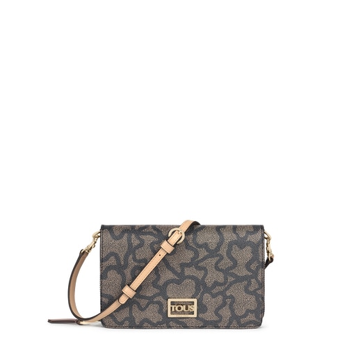 Multi-beige Kaos Icon Crossbody wallet