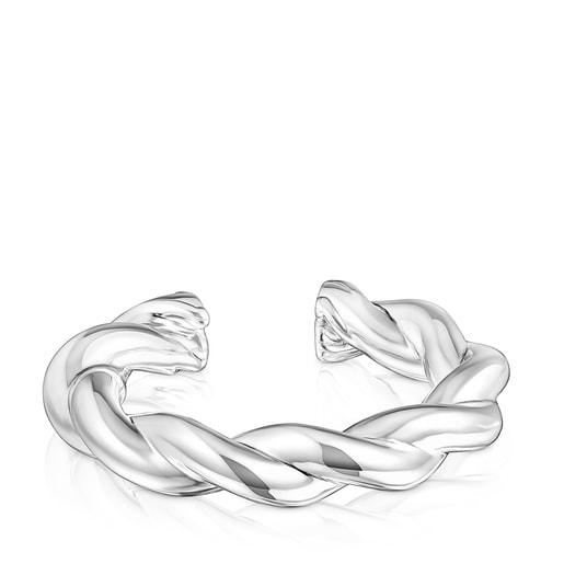 Bracelet XL Twisted en argent