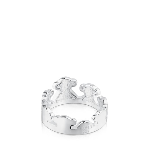 Silver Corona Ring
