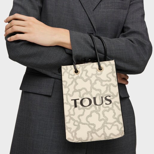 Mini beige Kaos Icon Handbag