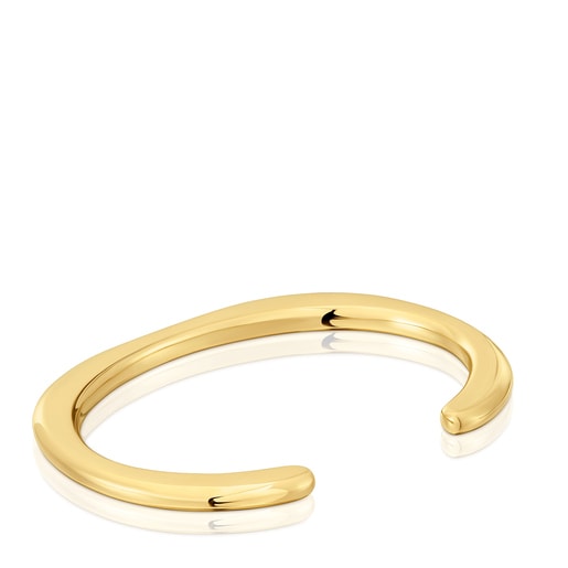 18kt gold plating over silver Bangle Line