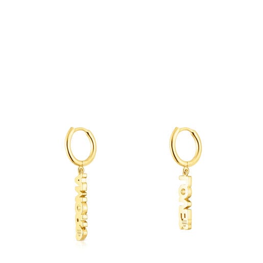 TOUS Crossword Amor Earrings with gemstones
