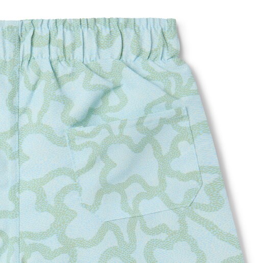 Bañador de niño Kaos verde