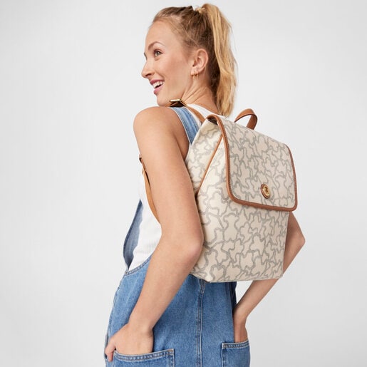 Medium sand-black Kaos New Total Backpack