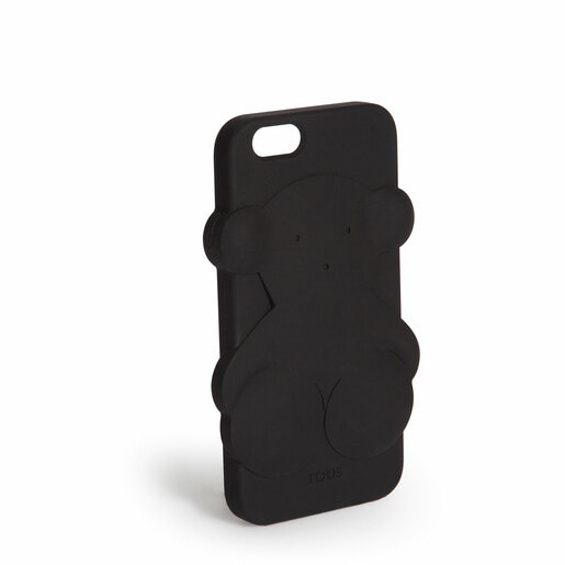 Funda de mòbil iPhone 6 Rubber Bear de color negre