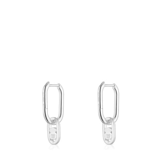 Aretes aro de plata y cuarzo Camille