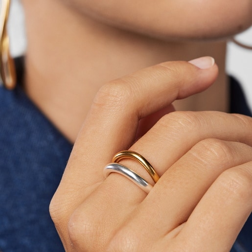 Pack de anillos Hav bicolor