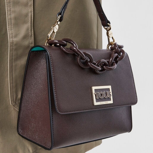 Bandolera pequeña marrón TOUS Funny