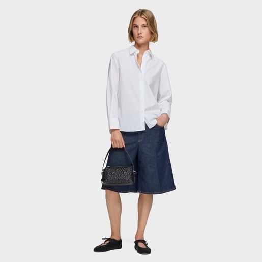 Black Minibag TOUS Puffy Bear