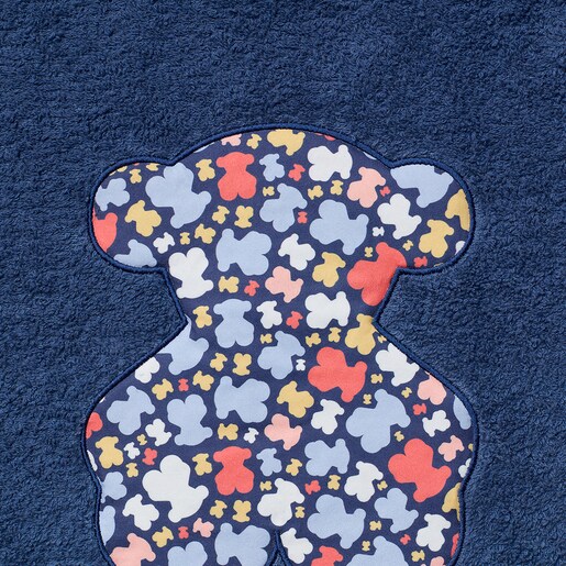 Toalla de playa niño Retro azul marino