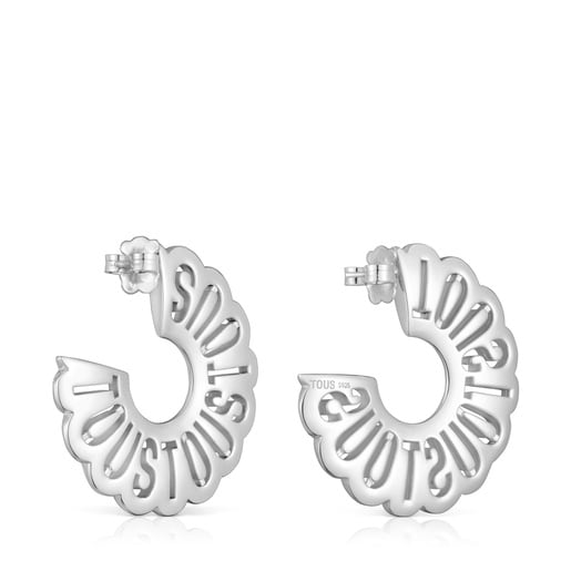 Boucles d’oreilles anneaux en argent Miranda