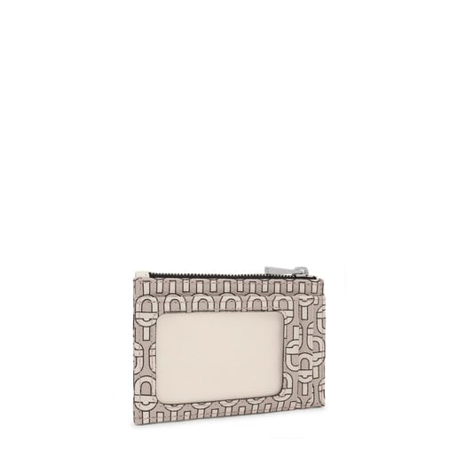 Beige Change purse-cardholder TOUS MANIFESTO Essence