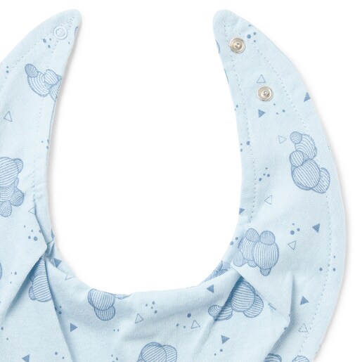 Set of baby bandanas in Pic sky blue