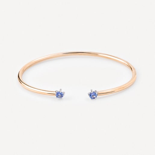 ATELIER 24/7 Bangle in rose Gold with Tanzanites