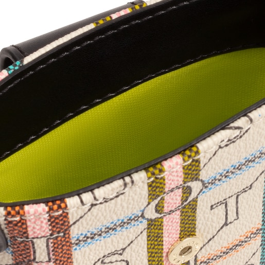 Бежево-черный чехол для мобильного телефона TOUS Crossroad