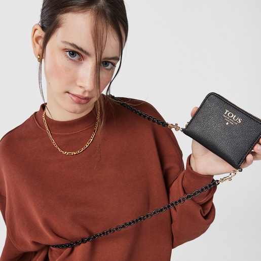 Средний черный кошелек TOUS Funny