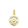 Penjoll Cranc amb bany d'or 18 kt sobre plata i perla TOUS Horoscopes