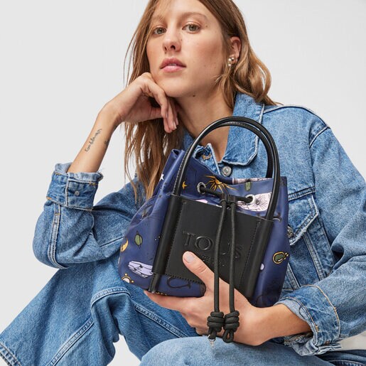 Синяя сумка на одно плечо TOUS Magic