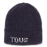 Gorro beanie azul marino TOUS Crystal