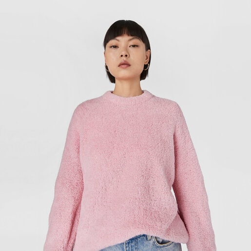 עגילי חישוק Beach מוורמיל כסף וכסף