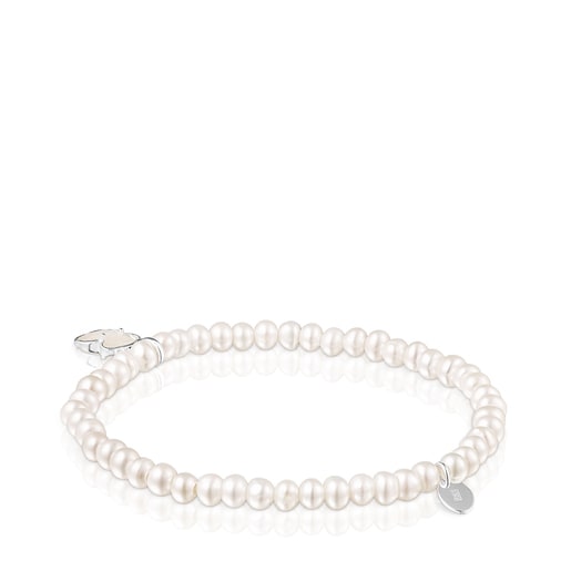 Bracelet TOUS Icon Color en argent et perles