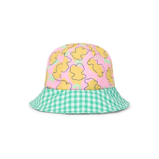 Gorrito de playa niña Lemon rosa