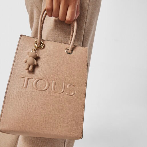 Mini bolso Tous Pop beige