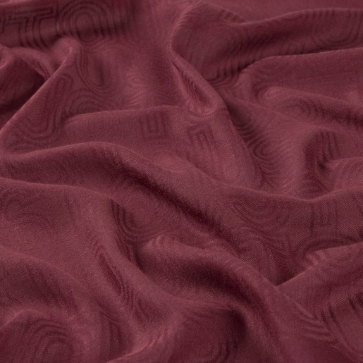 Pañuelo burdeos TOUS Silhouette Jacquard