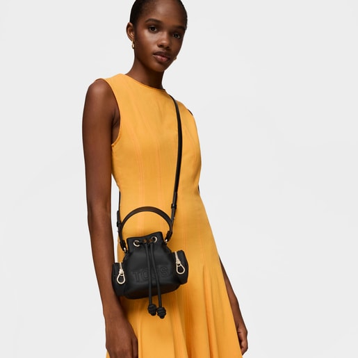 ブラックのミニバケツバッグ TOUS Roomy