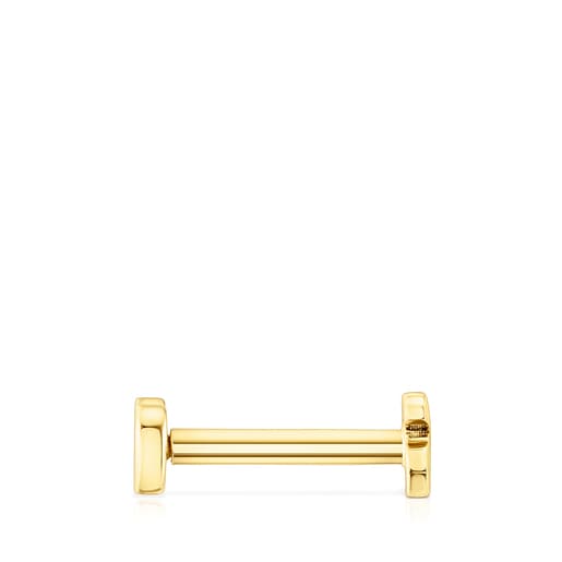 Piercing d'orella d'or amb motiu cor TOUS Piercing