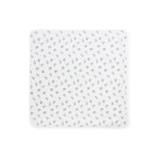 Baby blanket in Pic white