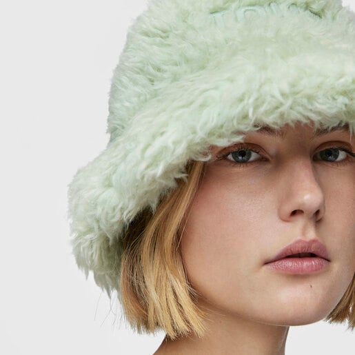 Mint green Hat TOUS Carol Warm