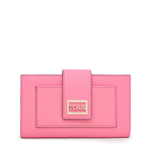محفظة جيب TOUS Funny كبيرة الحجم باللون الوردي