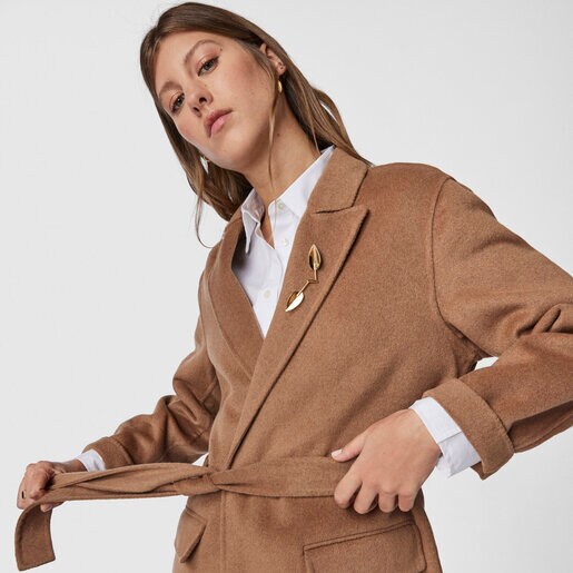 Silver Vermeil Fragile Nature Brooch