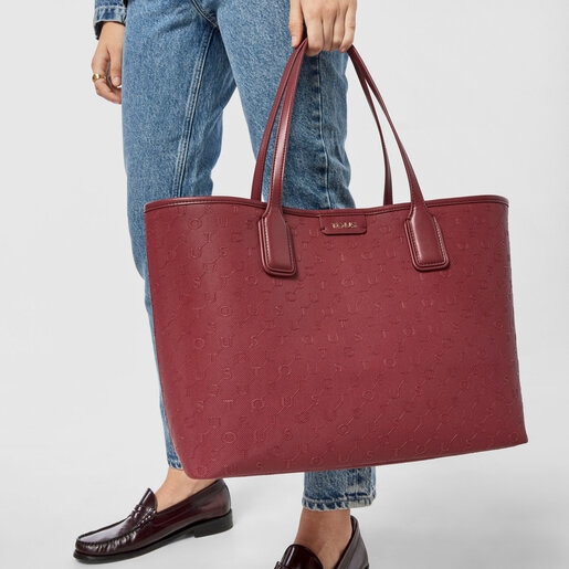 Capazo grande Script Day burdeos