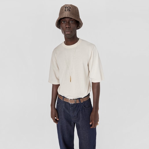Khaki-colored TOUS Empire Padded Bucket hat