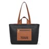 Medium black and brown Tote bag TOUS Nanda