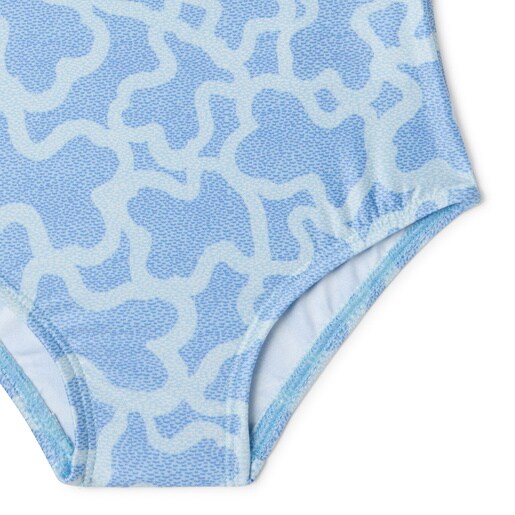 Girls one-piece swimsuit in Kaos blue