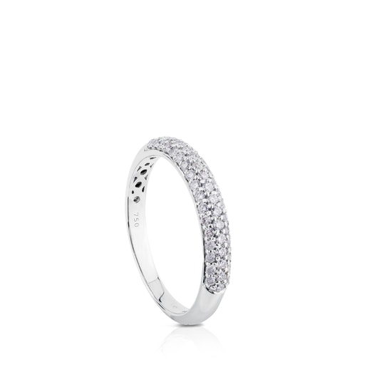 Anillo Les Classiques de Oro blanco con Diamantes
