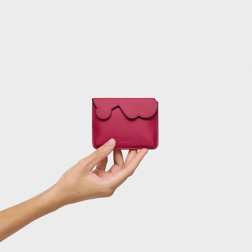 حامل بطاقات وكيس نقود باللون الفوشيا من التشكيلة TOUS Bear