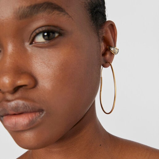 עגיל הליקס Twiling מוורמיל כסף וכסף כהה