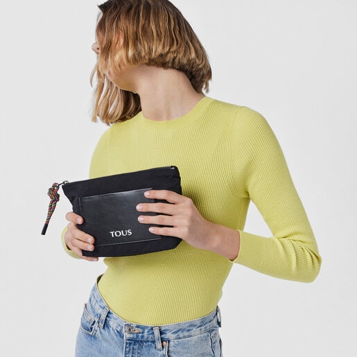 Black TOUS Empire Cotton Toiletry bag