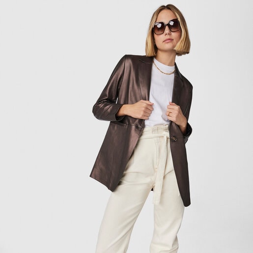 Gafas de sol Square Bear Havana negro