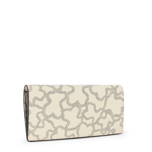 Medium beige Kaos Legacy flat Wallet