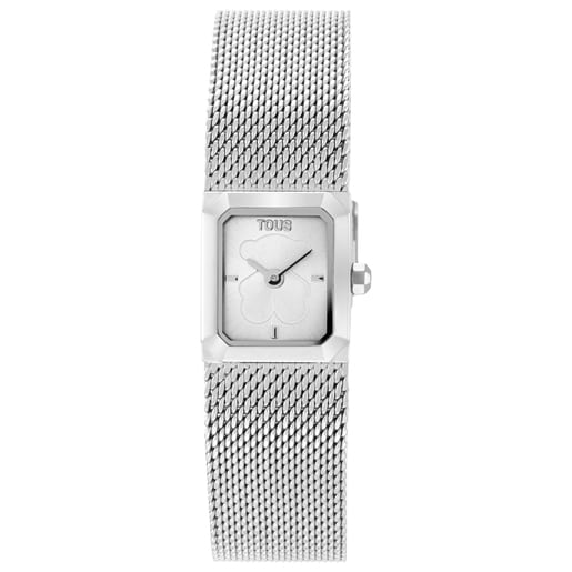 Montre analogique avec bracelet en maille milanaise en acier Mini Mesh