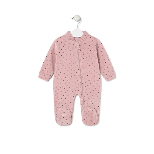 Baby pyjamas in Mini pink