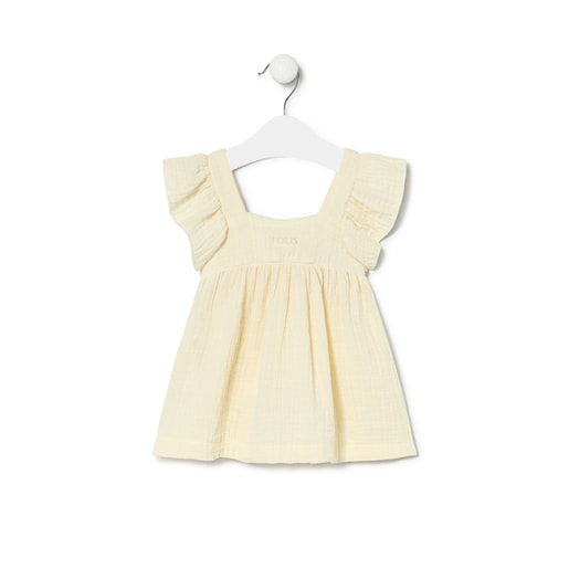 SMuse baby girl's dress in ecru