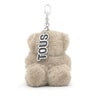 Taupe Key ring Bold Bear Wild